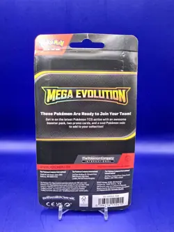 Pokemon Mega Evolution Single Booster Pack Blister Lycanroc & Rockruff Promo - Image 2