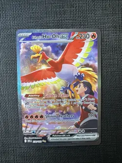 Pokemon TCG Ethan's Ho-Oh EX Sir 230/182 Destined Rivals - Image 1