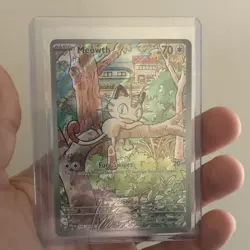 Pokemon Meowth 106/094 Me02 Phantasmal Flames Illustration Rare Holo 70 HP mint! - Image 1