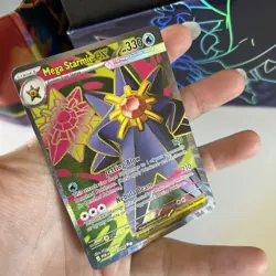 Mega Starmie ex 102/088 Full Art Perfect Order Pokemon TCG - Image 3