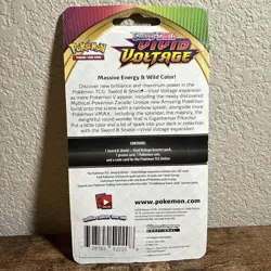Pokemon Vivid Voltage GROOKEY TCG Blister Booster Pack with Coin Sealed! NEW! - Image 2