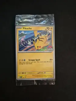 Pokemon TCG: 2024 Pikachu World Championship Pikachu SVP 190 Promo (SEALED) - Image 1