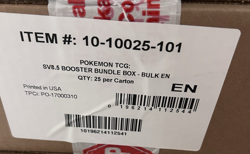 Pokemon TCG Prismatic Evolutions 25 BOX BOOSTER BUNDLE CASE Factory Sealed - Image 1
