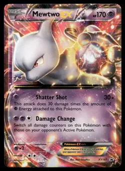 Mewtwo EX - XY107 XY107 Holo Promo XY Promo Pokemon Lightly Played - Image 1