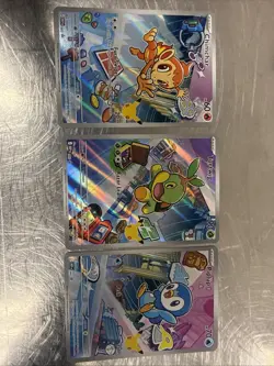 Pokemon TCG First Partner Illustration Collection Series 1 Gen 4 Sinnoh Starters - Image 1