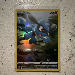 Pokemon Riolu GG26/70 Crown Zenith Galarian Gallery Ultra Rare Holo 60 HP - Image 1