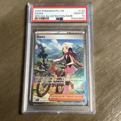 Pokemon PSA 10 GEM MINT Dawn 129/094 Me02: Phantasmal Flames Holo - Image 1