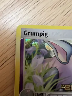 Pokemon Grumpig 30/106 ex Emerald Reverse Holo Stamped LP - Image 2
