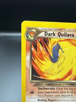 Dark Quilava 39/105 Uncommon - Neo Destiny- Vintage Pokemon LP - Image 2