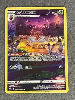 Kricketune GG02/GG70 Holo Crown Zenith Galarian Gallery Pokemon NM - Image 1