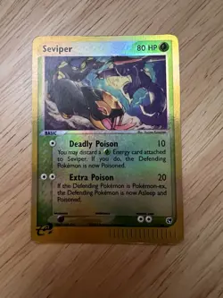 Pokemon Seviper 11/100 EX Sandstorm Reverse Holo Rare MP - Image 1