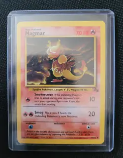 Pokemon Fossil Red Logo 3rd Print 1999 2000 Magmar 39/62 - Image 3
