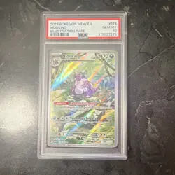 Pokemon Nidoking 174/165 Sv: Scarlet & Violet 151 Illustration Rare Holo PSA 10 - Image 1