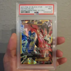 2017 Pokemon XY Promo Premium Trainer Full Art Yveltal EX #XY150a - Image 2