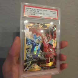 2017 Pokemon XY Promo Premium Trainer Full Art Yveltal EX #XY150a - Image 3
