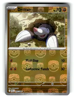 Drilbur (Master Ball Pattern) SV: Black Bolt 045/086 - Pokemon TCG - Image 1