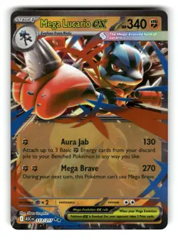 Mega Lucario ex ME: Ascended Heroes 113/217 - Pokemon TCG - Image 1