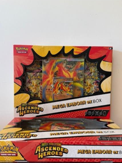Mega Evolutions Ascended Hero’s Mega Emboar Ex Box -Sealed New 🔥 -Pokemon TCG - Image 2