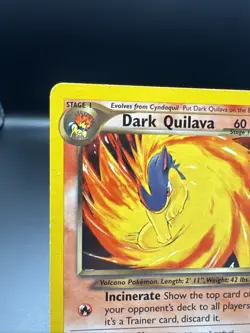 Dark Quilava 39/105 Uncommon - Neo Destiny- Vintage Pokemon LP - Image 2