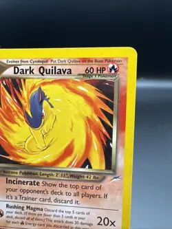 Dark Quilava 39/105 Uncommon - Neo Destiny- Vintage Pokemon LP - Image 3