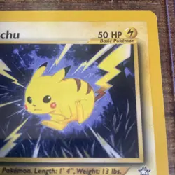 Pikachu 70/111 Common Neo Genesis Pokemon Unlimited TCG 2000 MP- - Image 3