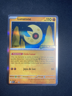 Lunatone Pokemon MEP Promo 004 (Prerelease) [Staff] NM SPANISH - Image 1