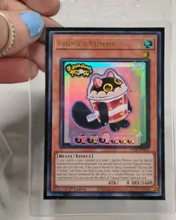 Cupsy Yummy JUSH-EN016 Justice Hunters Yu-Gi-Oh! TCG Card Ultra Rare NM/MINT - Image 1
