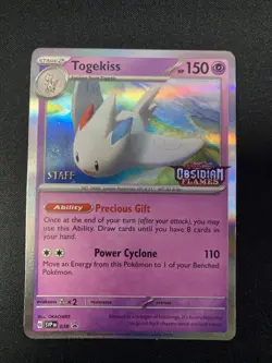 Togekiss Pokemon SVP Promo 038 (Prerelease) [Staff] NM - Image 1