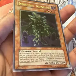 EOJ-EN003 Destiny Hero - Diamond Dude Ultimate Rare UNL Edition LP Yugioh - Image 2