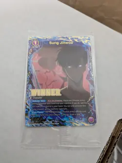Union Arena Solo Leveling Sung Jinwoo WINNER UEPR/SLG-1-019 English Promo Sealed - Image 1