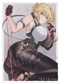 Zenless Zone Zero EvelynChevalier doujin Card Sleeve Protector - Image 1