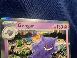 Gengar 094/165 - Holo Rare Scarlet & Violet 151 Pokemon TCG Card - NM - Image 2