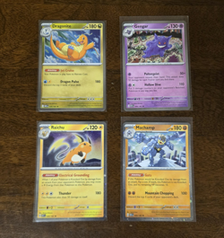 Sam's Club 4 sams Mini Tin Promos 151 cards Gengar Dragonite Machamp Raichu NM - Image 1