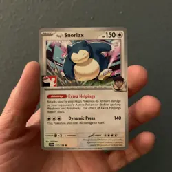 Hop's Snorlax 117/159 Prize Pack Series 8 Card NM - Image 1