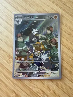 Pokemon Excadrill TCG Holo Illustration Rare Card 174/162 Temporal Forces - Image 1