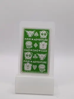 1998 POKEMON PIPIPI ADVENTURE PLAYING CARDS Squirtle Jack of Clubs - Image 2