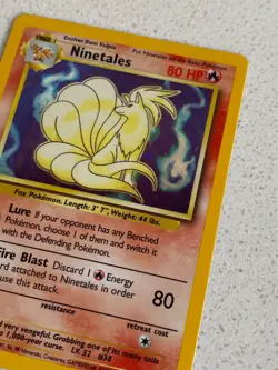 Pokemon Cards Ninetales 12/102 Holo Base Set Unlimited WOTC Rare LP/NM - Image 5