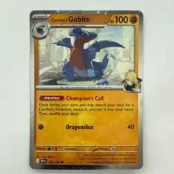 Cynthia's Gabite (Cosmos Holo) Common Miscellaneous Cards & Products 103/182 LP - Image 1