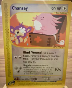 Pokemon Card - Chansey Expedition 72/165 Uncommon - Image 1
