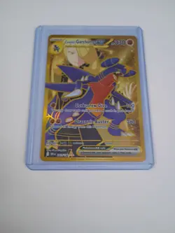 Pokemon Destined Rivals Cynthia's Garchomp EX Gold Hyper Rare Card 241/182 - Image 1
