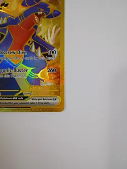 Pokemon Destined Rivals Cynthia's Garchomp EX Gold Hyper Rare Card 241/182 - Image 5