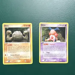 Pokemon Ditto EX Delta Species 2005 Regular 2 Card Lot 62/113 38/113 - Image 1