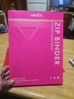 VaultX SV9 First Edition 12 Pocket Zip Binder For Cards Pokemon Etc- NEW - Image 1