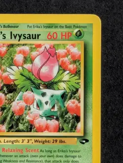 Erika's Ivysaur 41/132 Gym Challenge Vintage Vintage Card Near Mint - Image 4
