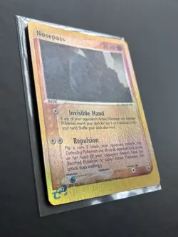 Pokemon TCG Nosepass EX Ruby & Sapphire Card 18/109 Reverse Holo Rare LP - Image 3