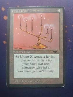 Candelabra of Tawnos (HP) 1994 Antiquities MTG - Image 1