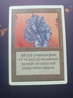 Gauntlet of Might (HP) 1993 Unlimited Edition MTG - Image 1
