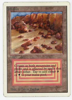 Plateau Unlimited Edition 1993 Played MTG - Image 1