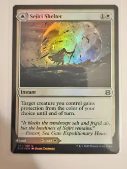 Mtg - Sejiri Shelter (Foil) - Zendikar Rising (ZNR) - Uncommon - #37 - NM - Image 1