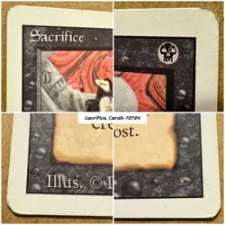 MTG ~ 2x Sacrifice ~ 3ED Third 3rd Edition / Revised ~ 1994 English ~ HP - Image 5